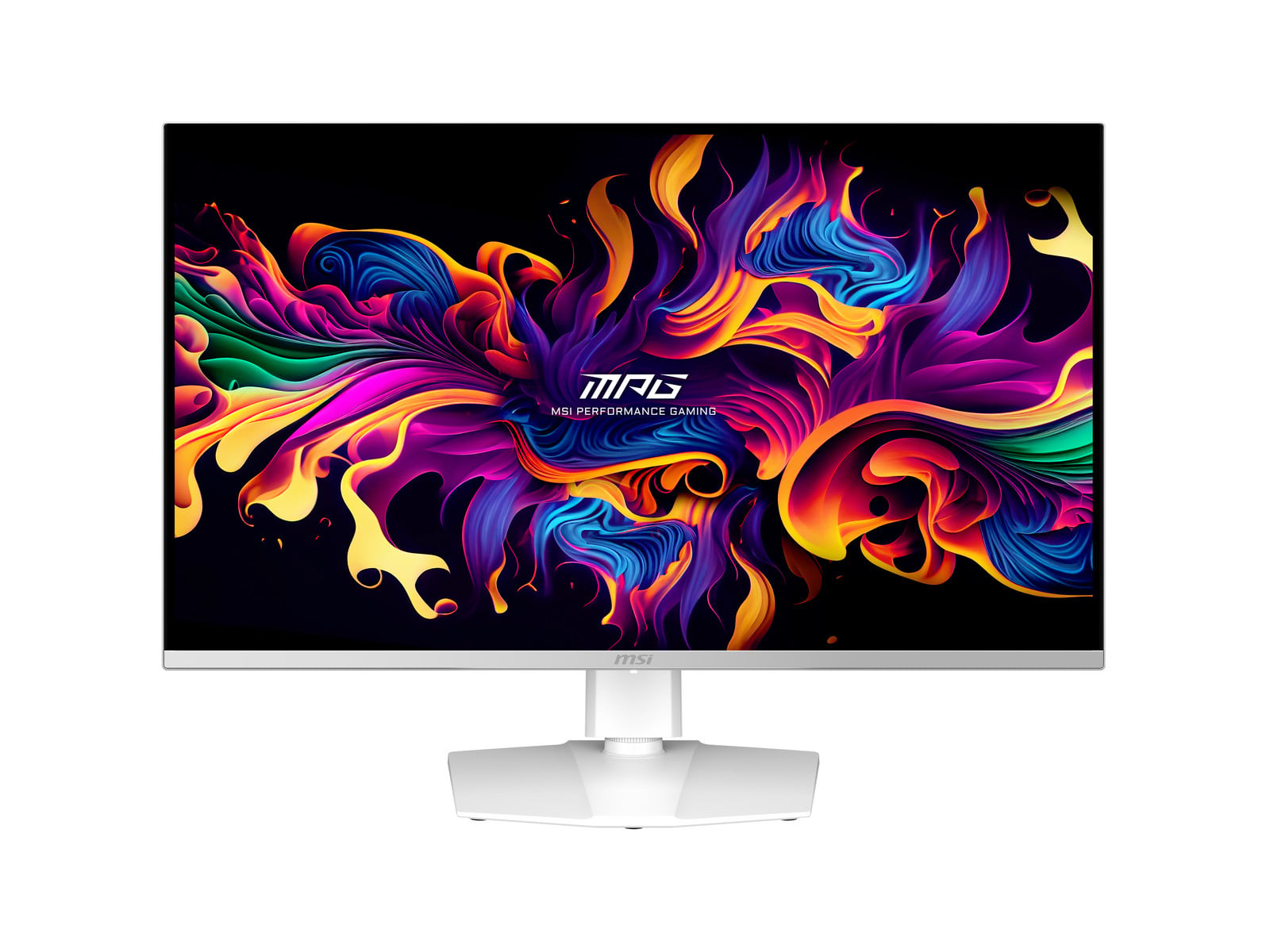 MSI - 31.5" MPG 321URXW QD-OLED 4K UHD 240Hz OLED Monitors - White