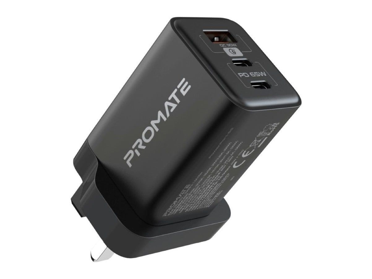 Promate - PowerPort-65 Black Wall Chargers