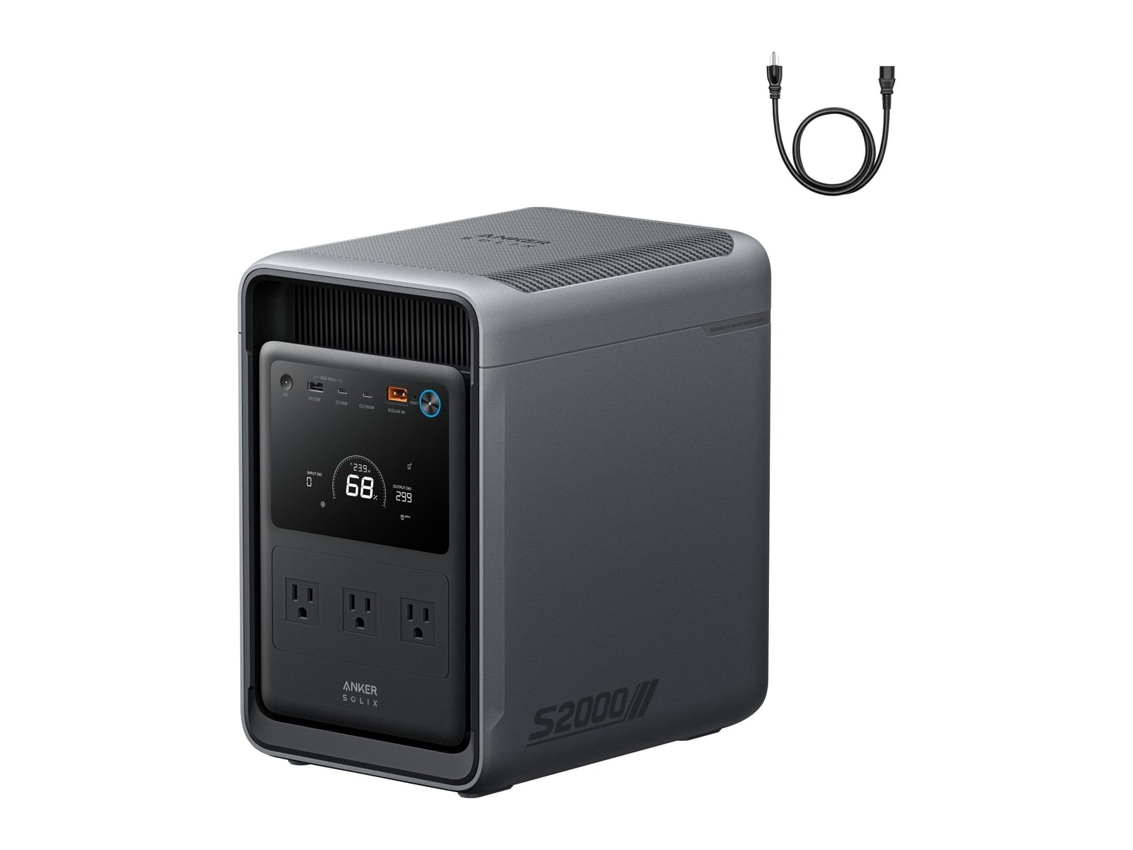 Anker - SOLIX S2000 Portable Power Station 2010Wh Portable Power Stations