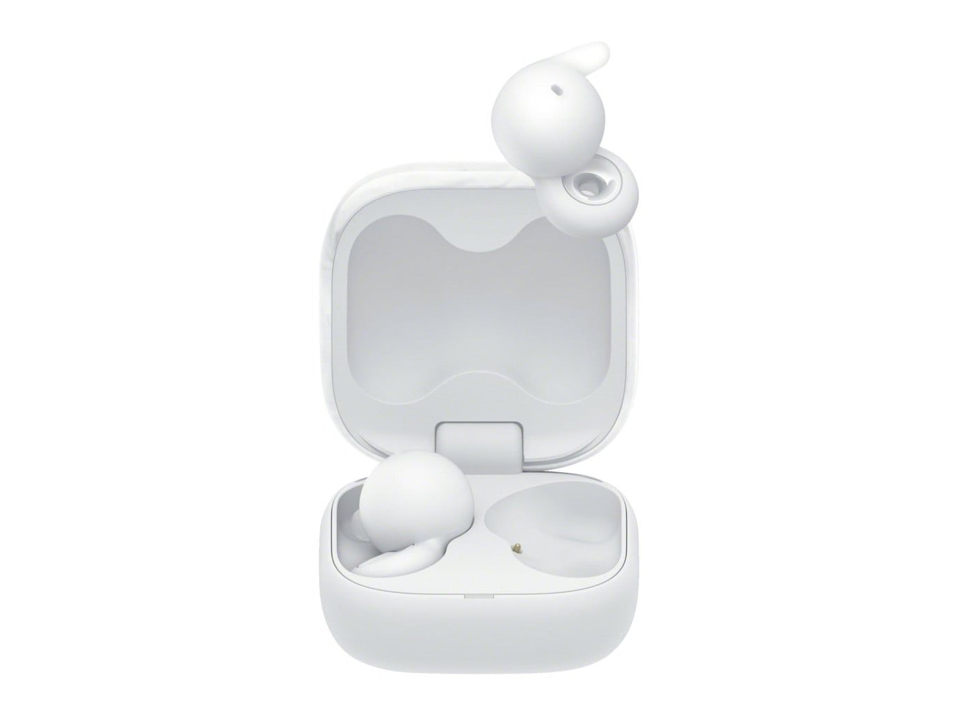 Sony - LinkBuds Open Bluetooth True Wireless Earbuds - White