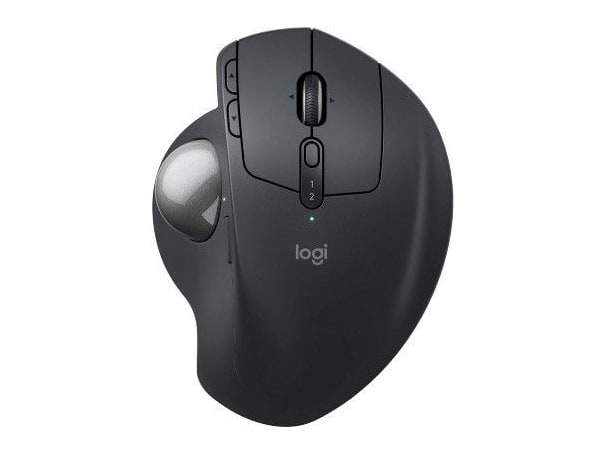 Logitech - MX Ergo S Plus Bluetooth Trackballs - Gray