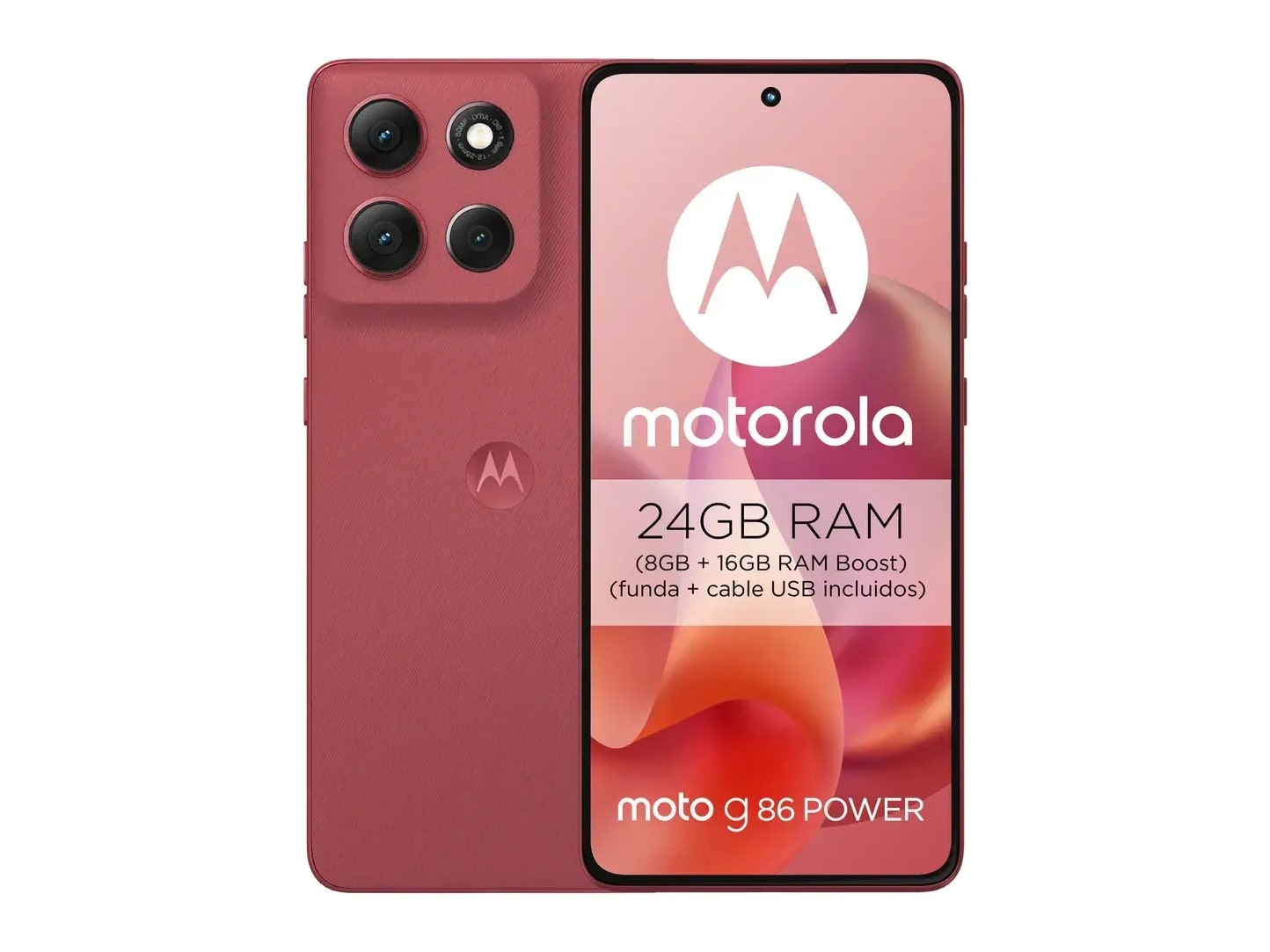 Motorola - Moto G86 Power 5G 512GB - Pink
