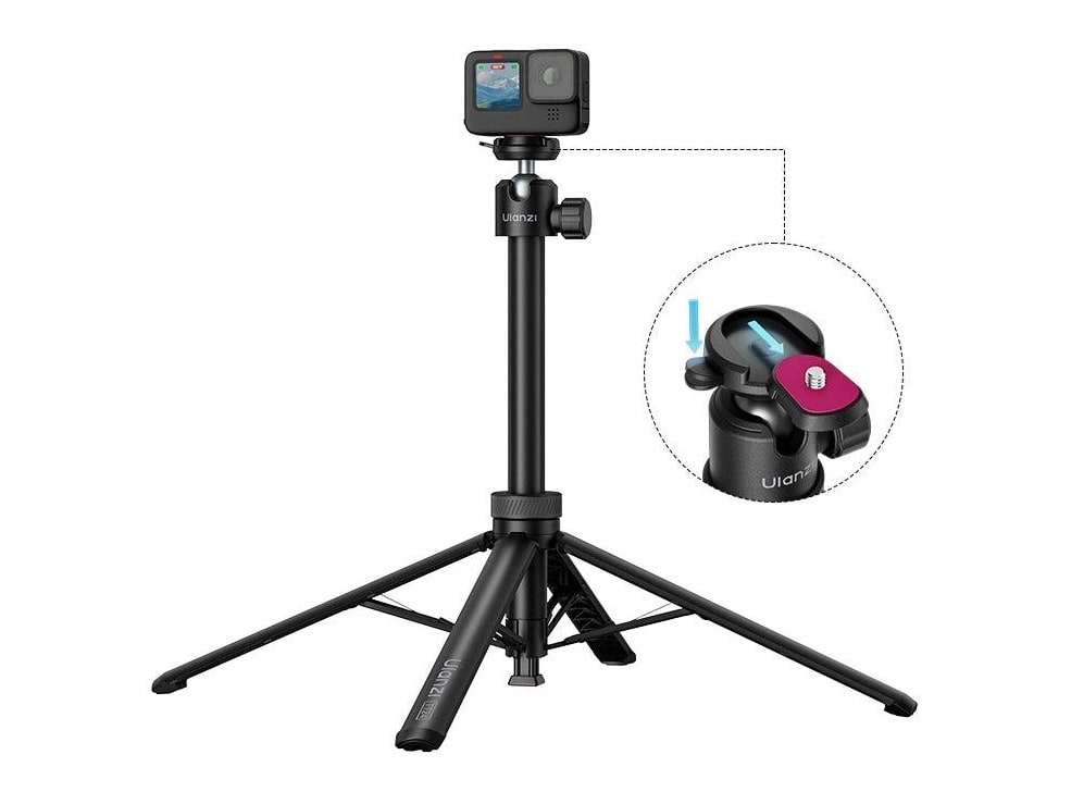 Ulanzi - TT24 Cka Quick-Release Selfie Stick with 1/4" Thread Camera Accessories