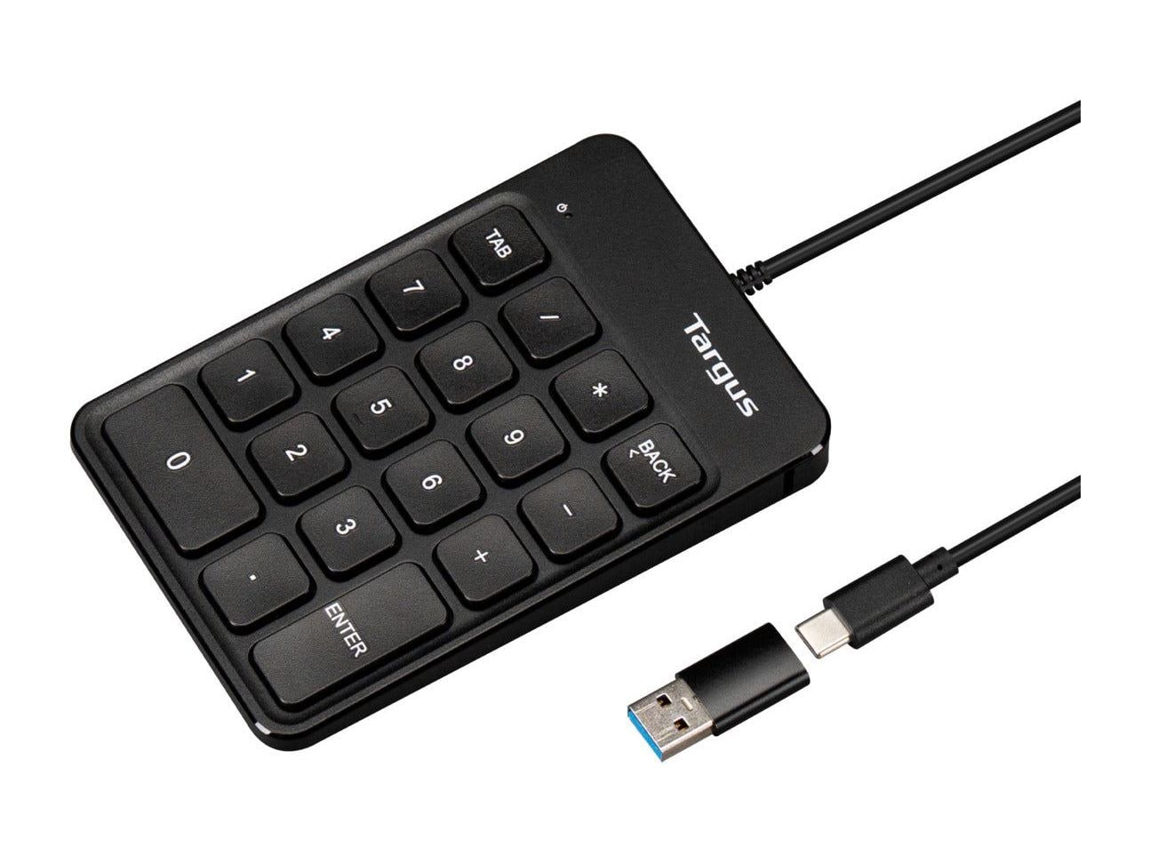 Targus - Wired Numeric EcoSmart Keypad Keyboards