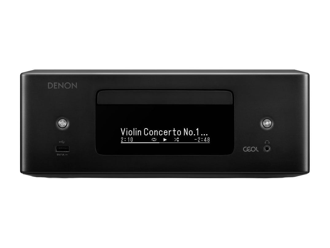 Denon - RCD-N12 Receivers & Amplifiers - Black