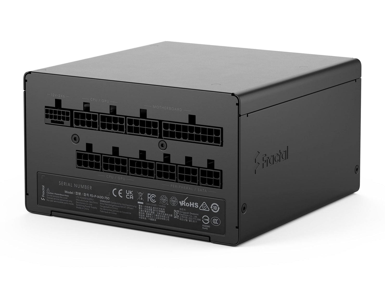 Fractal Design - Ion 3 Gold 750W Black Power Supplies
