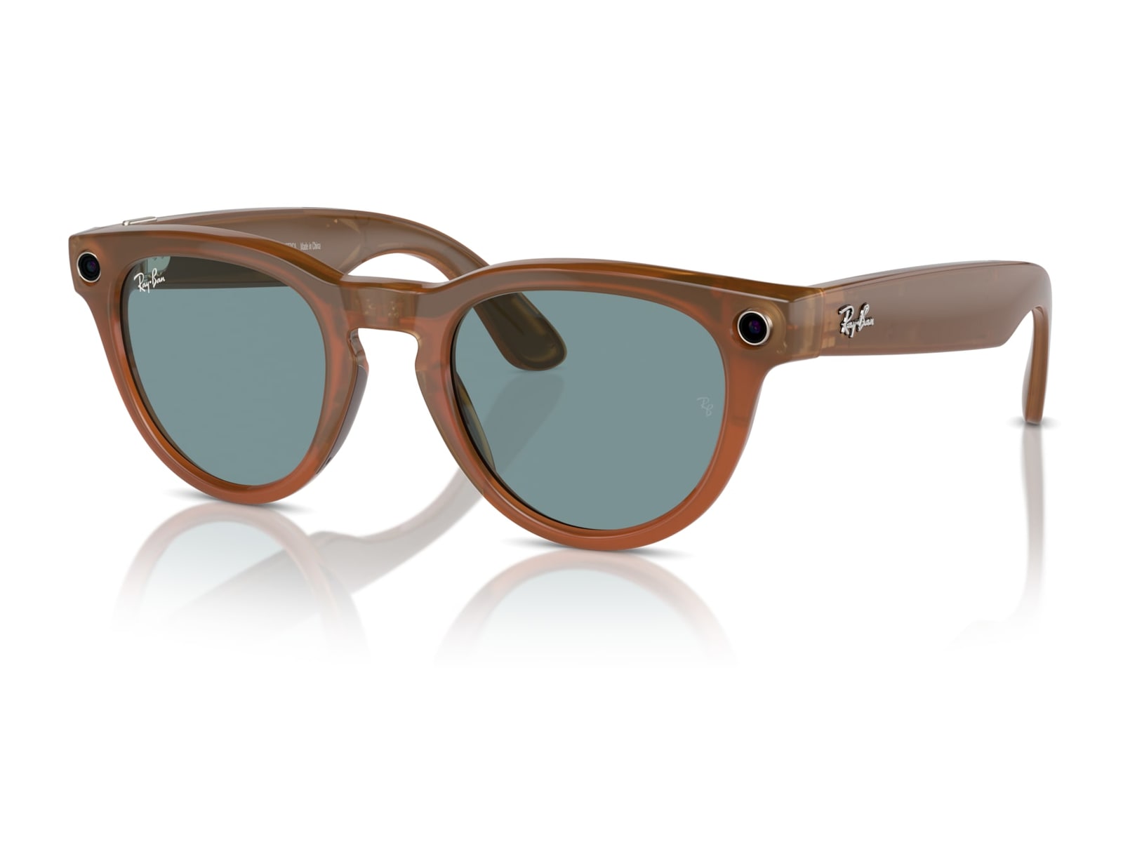Ray-Ban Meta Headliner (Gen 1) — Shiny Caramel, Blue