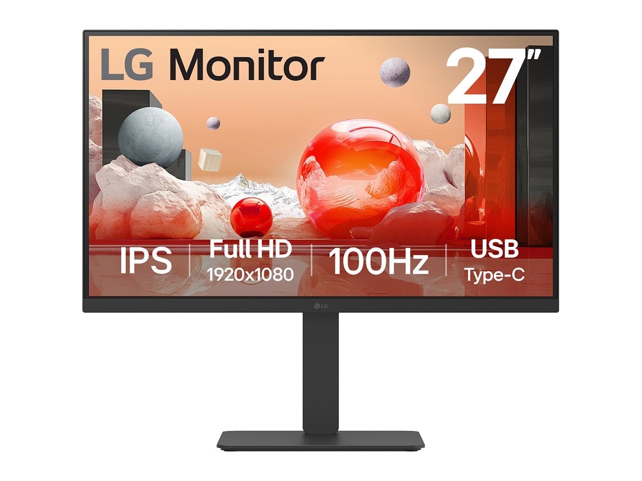 LG - 27" 27BA750-B Full HD 100Hz Professional Monitors