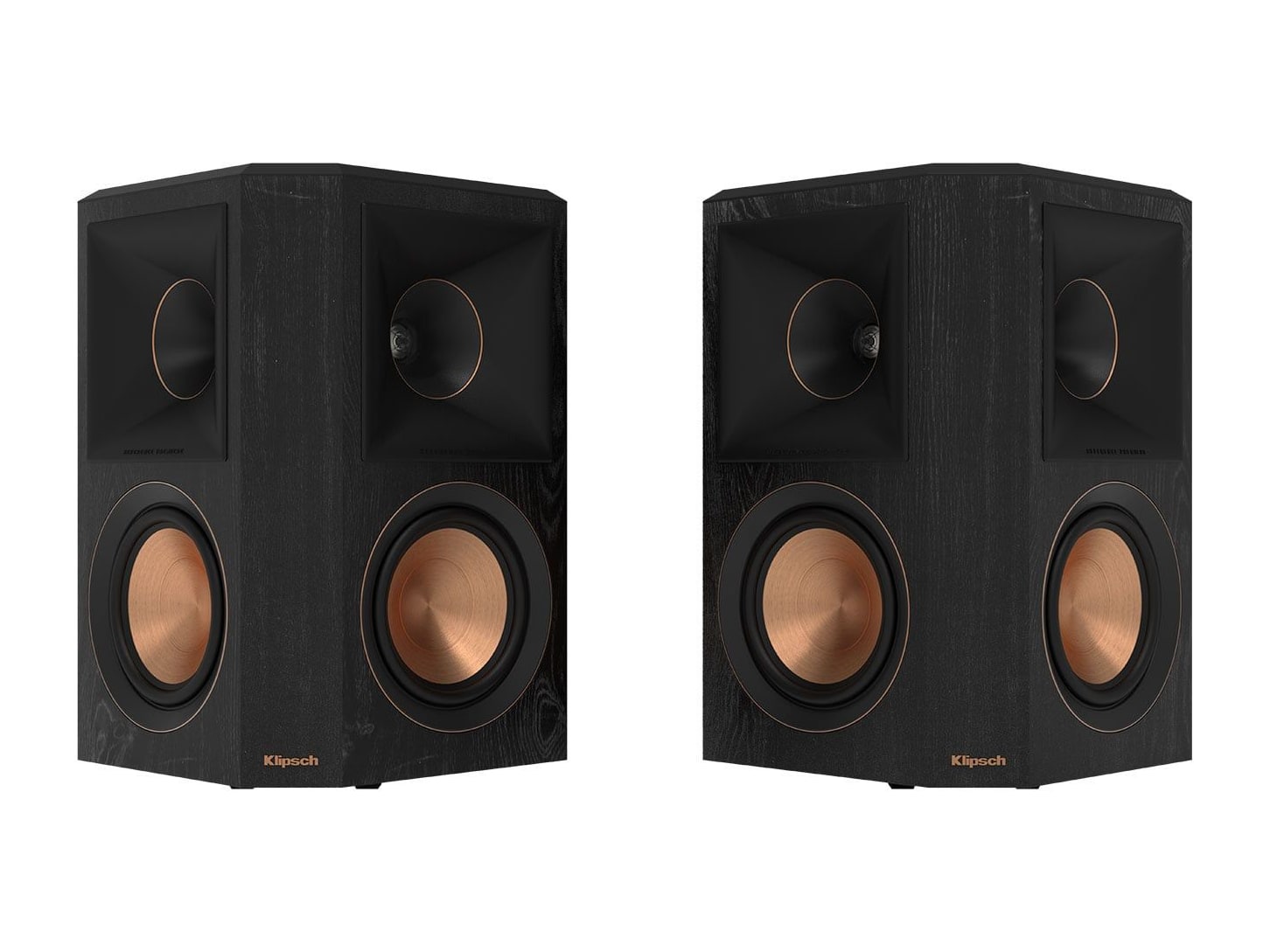 Klipsch - RP-502S II Reference Premiere Ebony Rear Speakers (Pair) Speakers - Black
