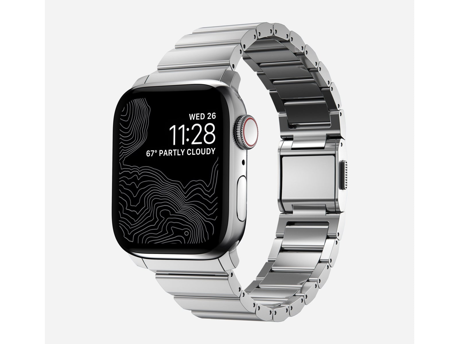 Nomad - Steel Band - 41mm/42mm Watch Bands - Silver Hardware