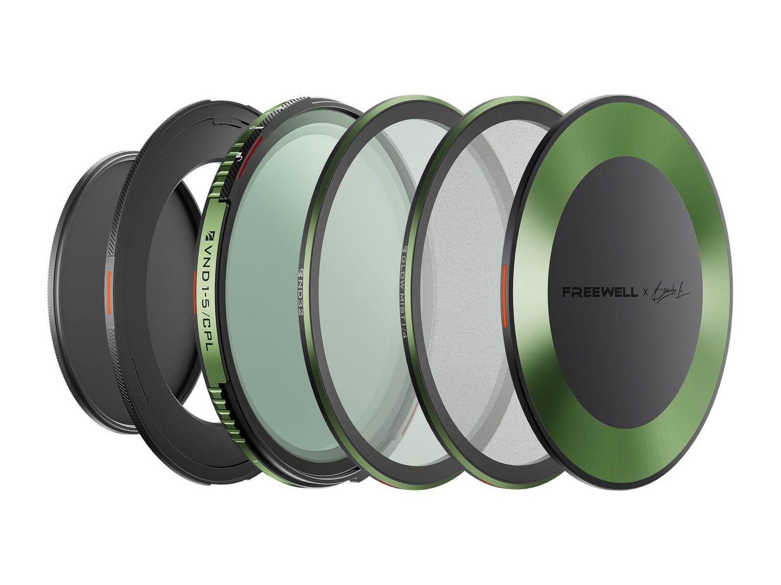 Freewell - Brandon Li Variable ND/CPL Pro Kit - 67mm Camera Accessories