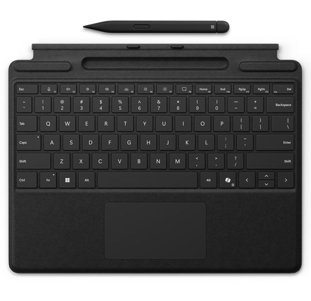 Microsoft - Surface Pro Keyboard with Slim Pen - Black