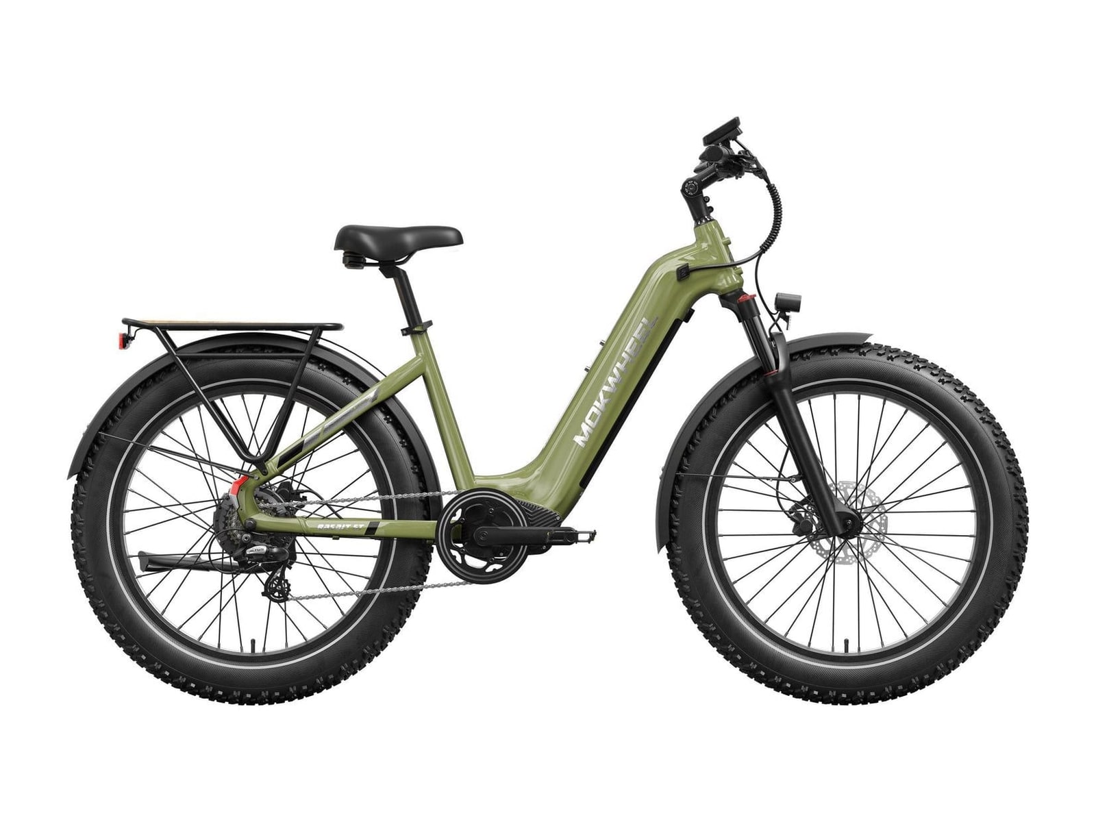 Mokwheel - Basalt ST 2.0 Large Olive Green Electric Bikes