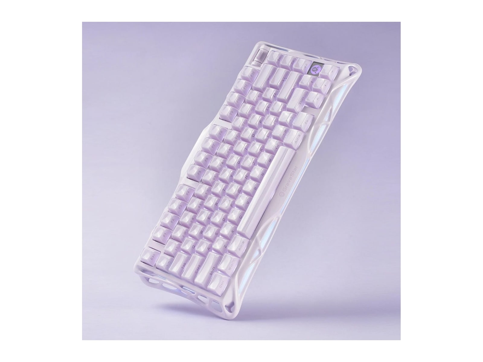GravaStar - Mercury K1 Mechanical Keyboards - Lavender Purple