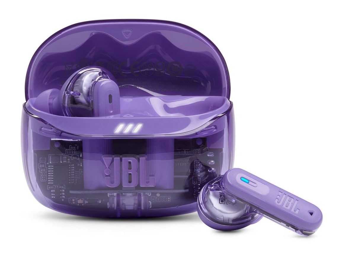 JBL - Tune Beam 2 True Wireless Earbuds - Purple