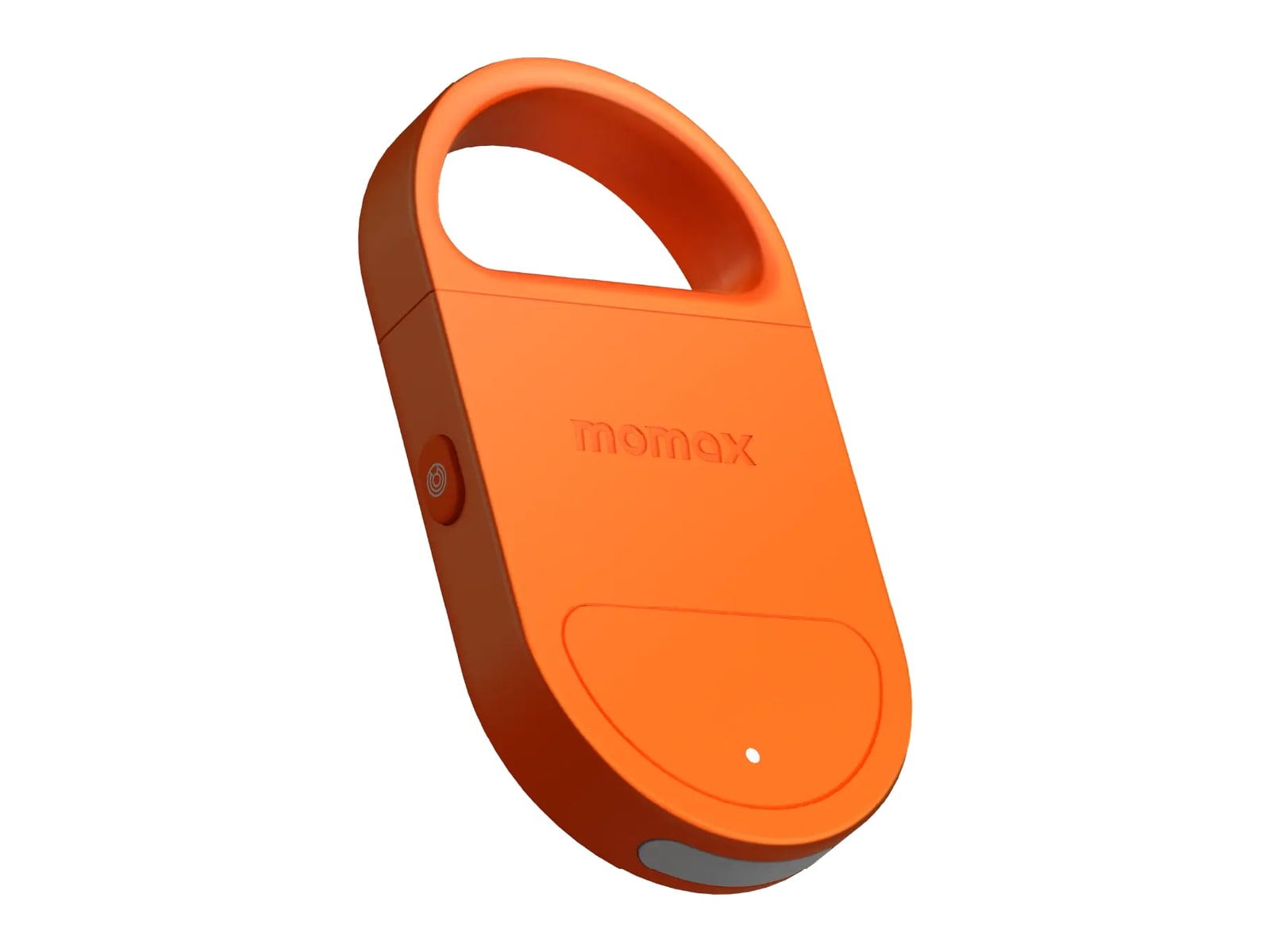 MOMAX - PinBuzz Rechargeable Anti-Theft Personal Alarm Bluetooth Trackers - Orange