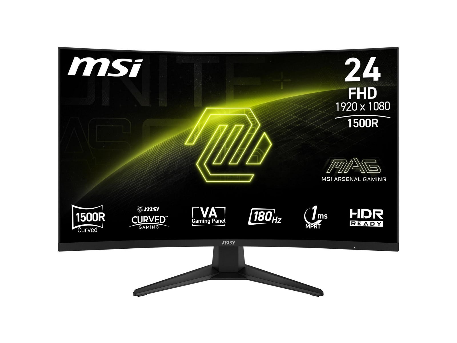 MSI - 23.6" MAG 244CDE Full HD 180Hz Curved Monitors