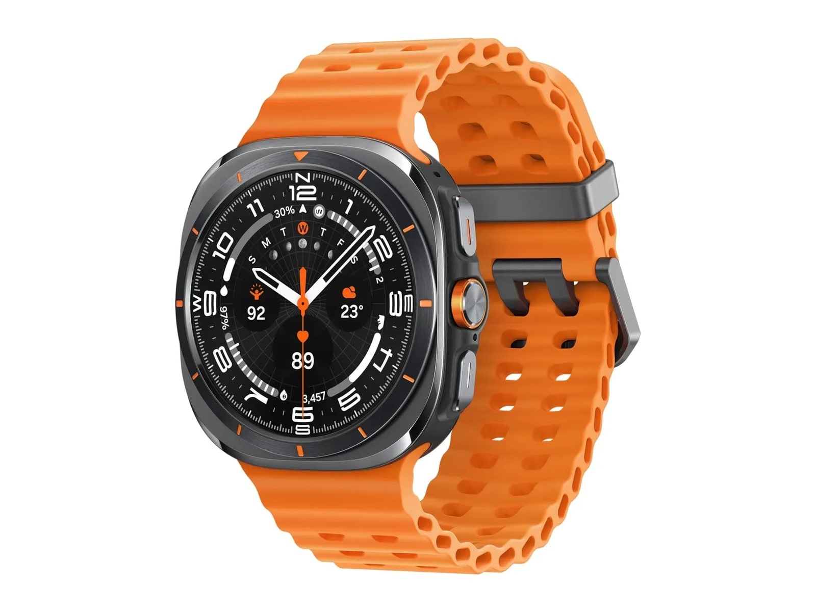 Samsung - Galaxy Watch Ultra (2024) 47mm LTE Smart Watches - Titanium Gray (EU)