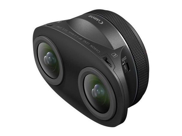 Canon - RF-S 3.9mm F3.5 STM Dual Fisheye Camera Lenses - Black