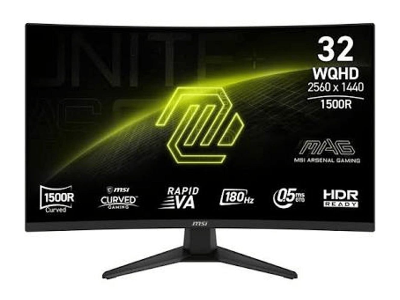 MSI - 31.5" MAG 321CQF E18 WQHD 180Hz Curved Monitors