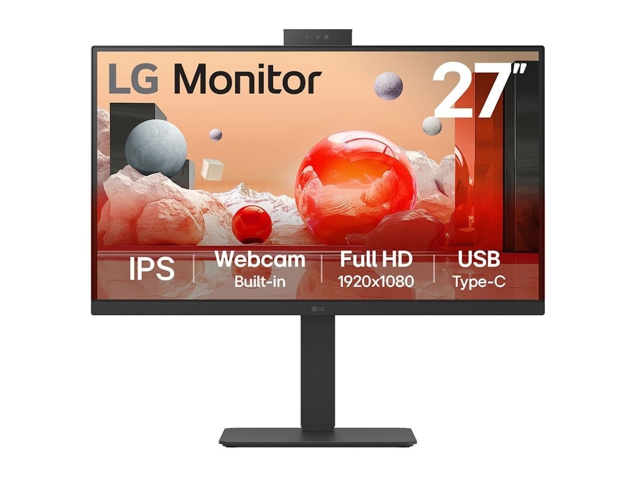 LG - 27" 27BA850-B Full HD 100Hz Professional Monitors