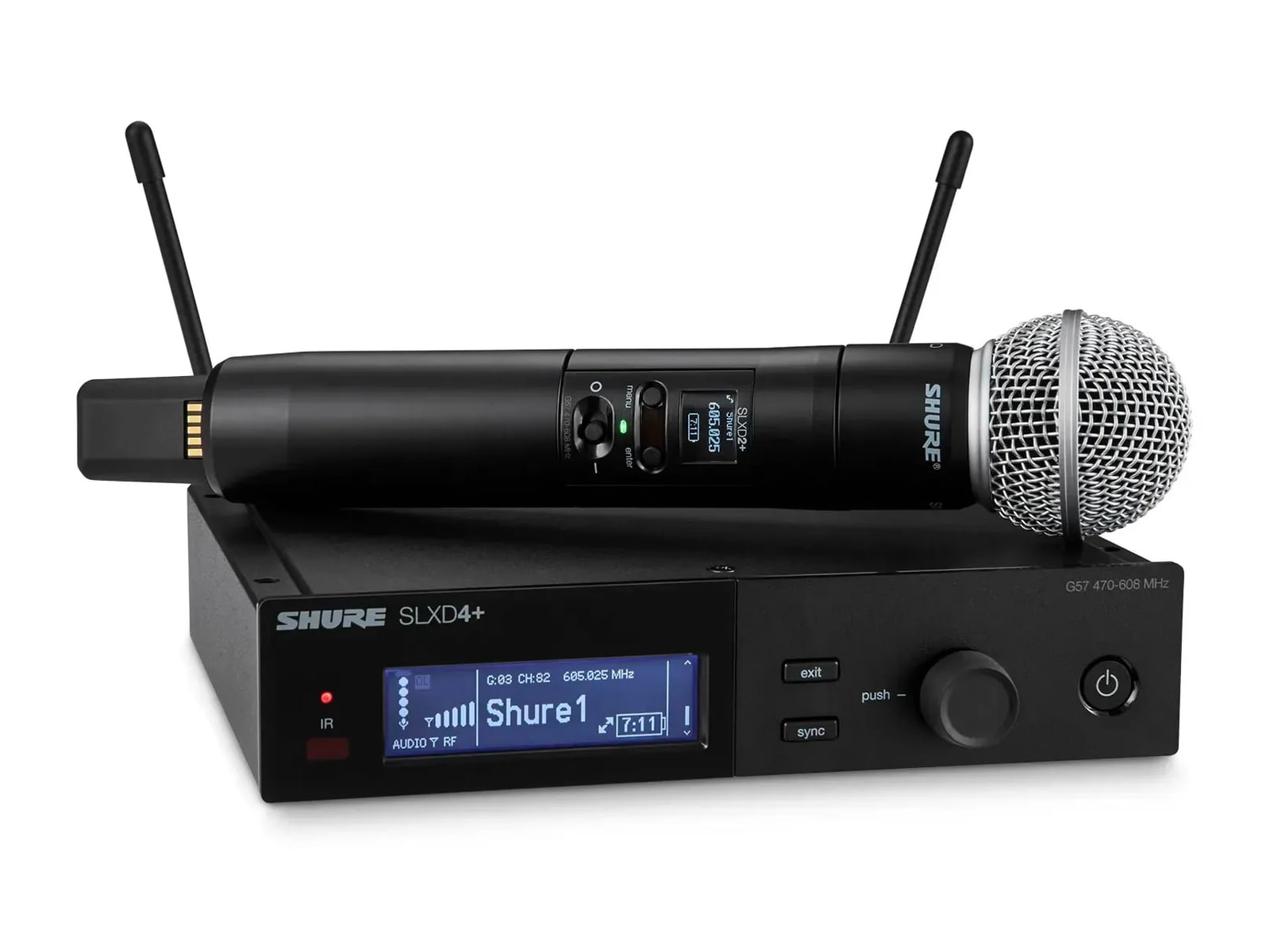 Shure - SLXD24+/SM58 Single-Channel Digital Wireless Handheld System Microphones