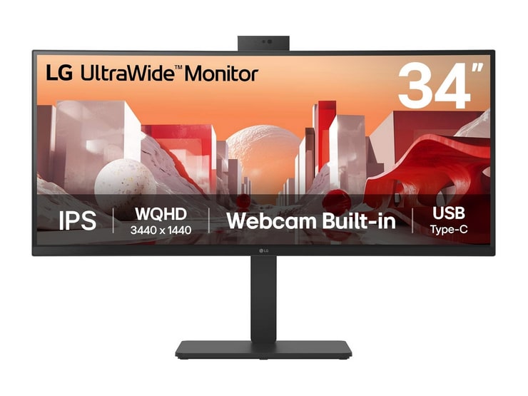 LG - 34" 34BA85QE-B UWQHD 60Hz Professional Monitors