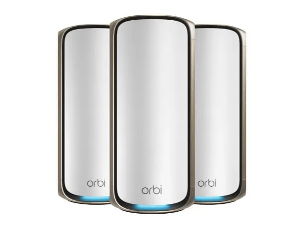Netgear - Orbi RBE973S Quad-Band Wi-Fi 7 (802.11be) Mesh Wi-Fi Systems