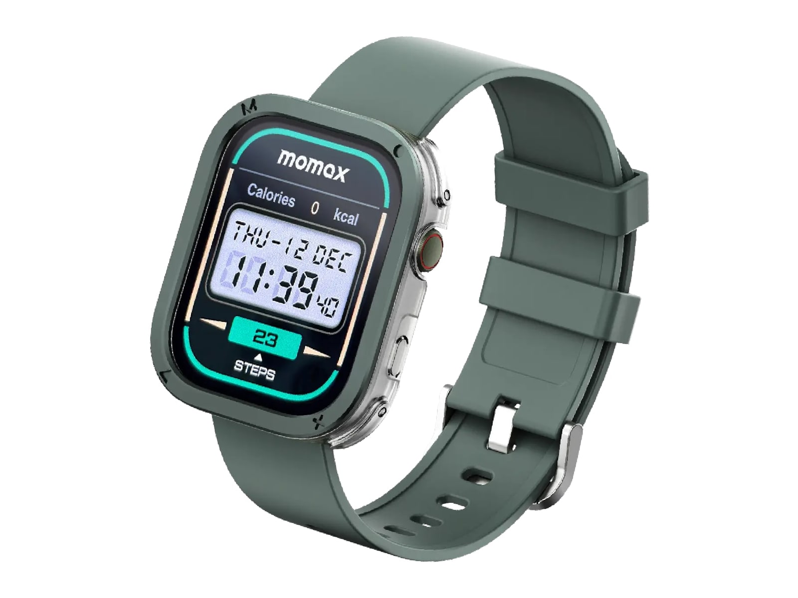 MOMAX - 1-Wear+ Pro Smart Watch Smart Watches - Green