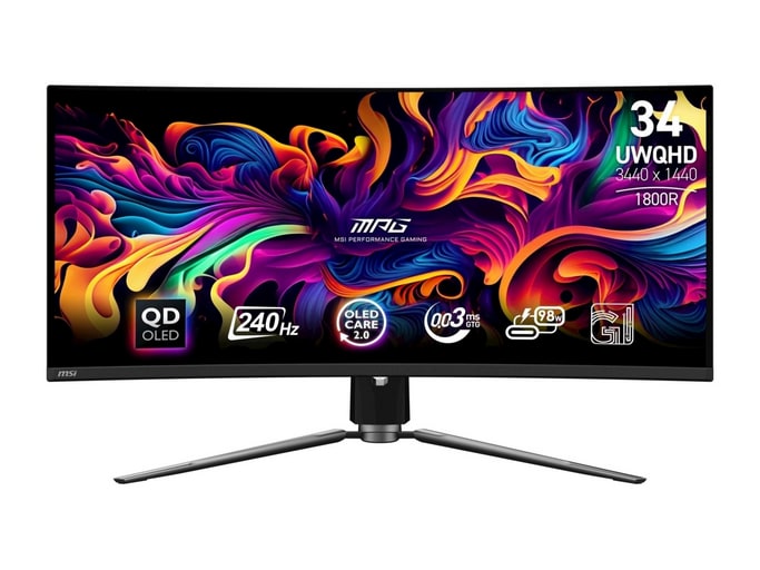 MSI - 34" MPG 341CQPX UWQHD 240Hz OLED Monitors