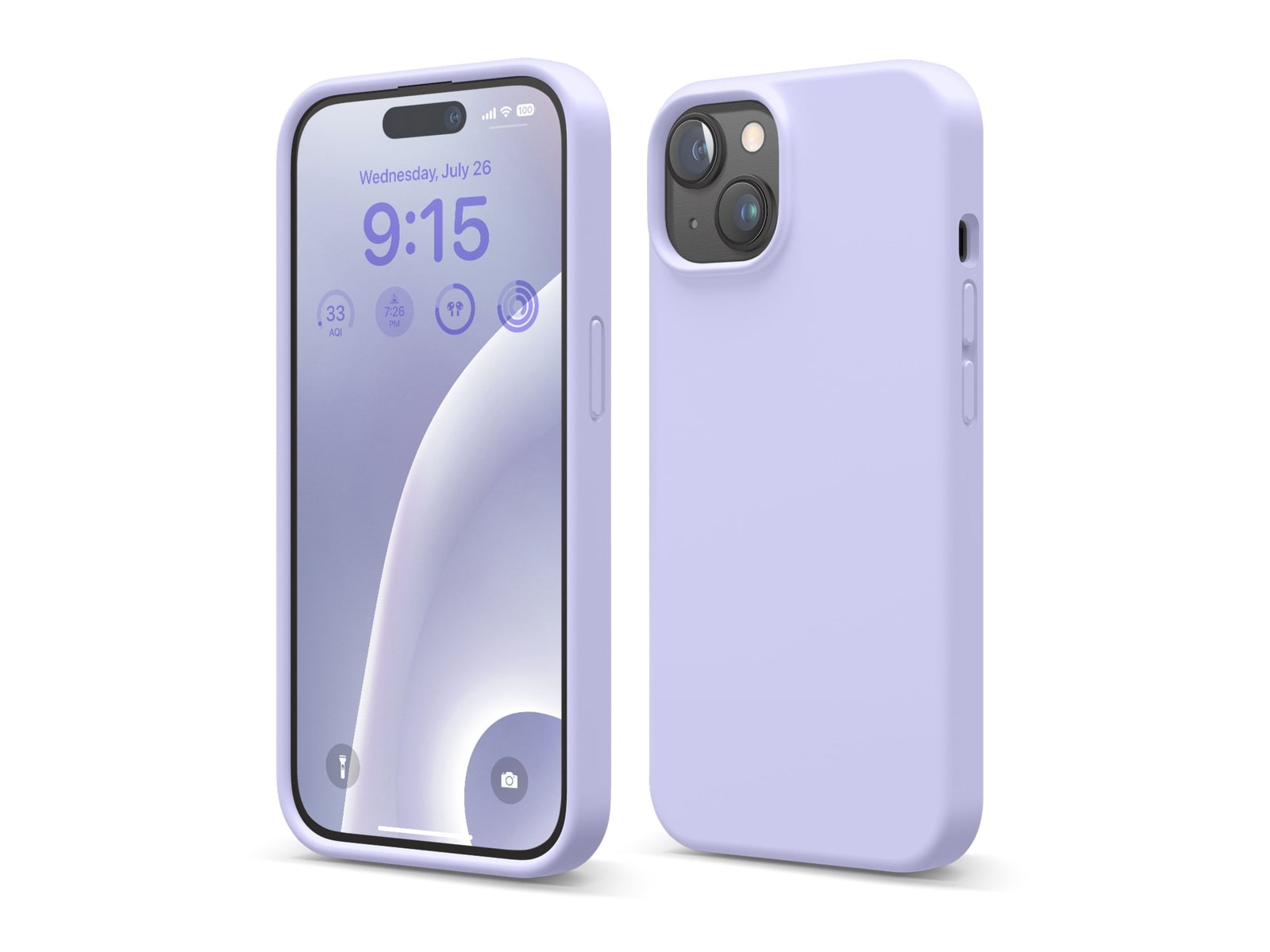 elago - Premium Silicone Case - iPhone 15 - Purple