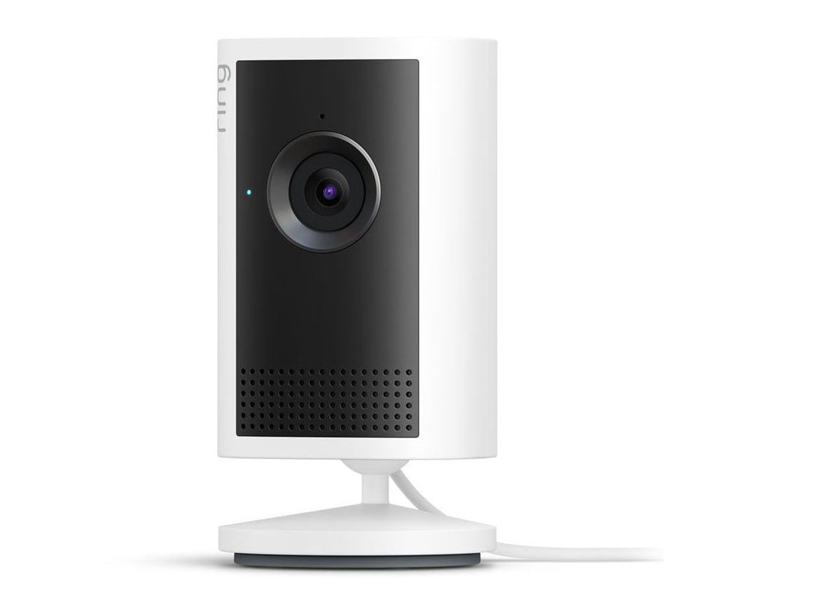 Ring - Indoor Cam Plus 2K Plug-in Security Camera White Security Cameras