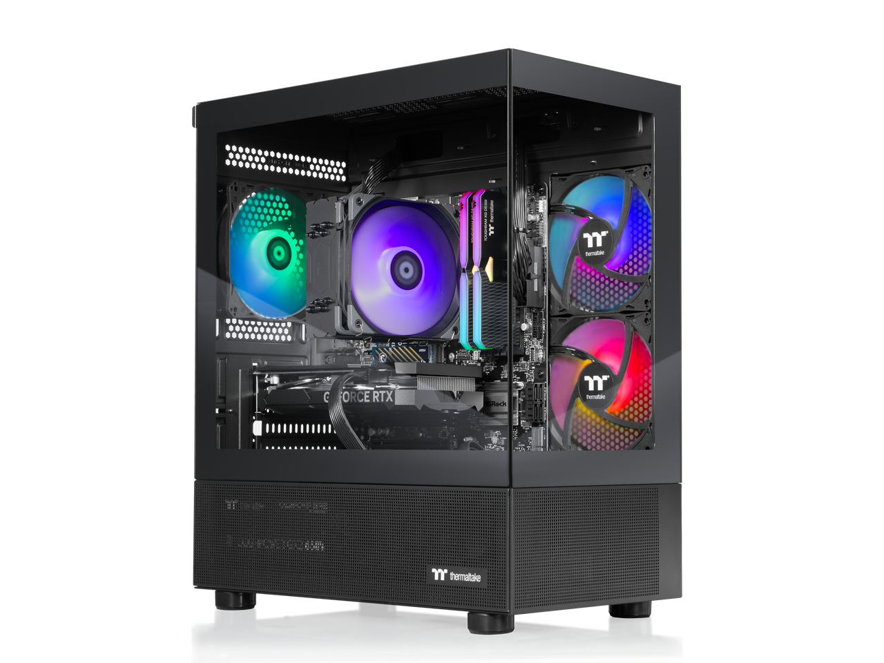 Thermaltake - View 7660-170 - AMD Ryzen 5 7600X chip - 32GB Memory - 1TB SSD - Black