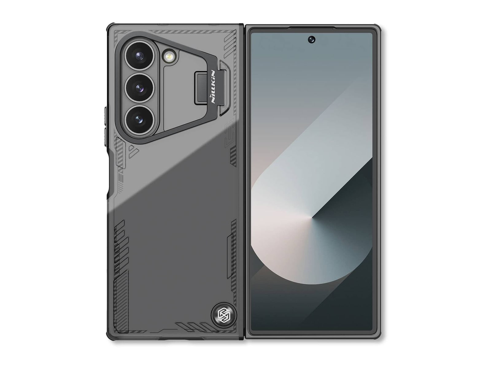 Nillkin - Iceblade CamProp Case with Hidden Stand - Galaxy Z Fold 6 - Black