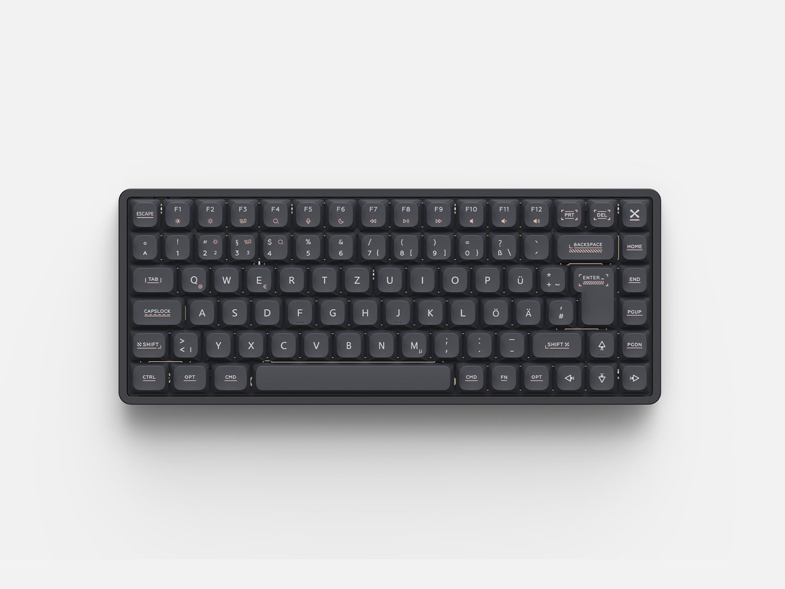 IQUNIX - Magi75 ISO DE Wireless Keyboards - Shadow Black