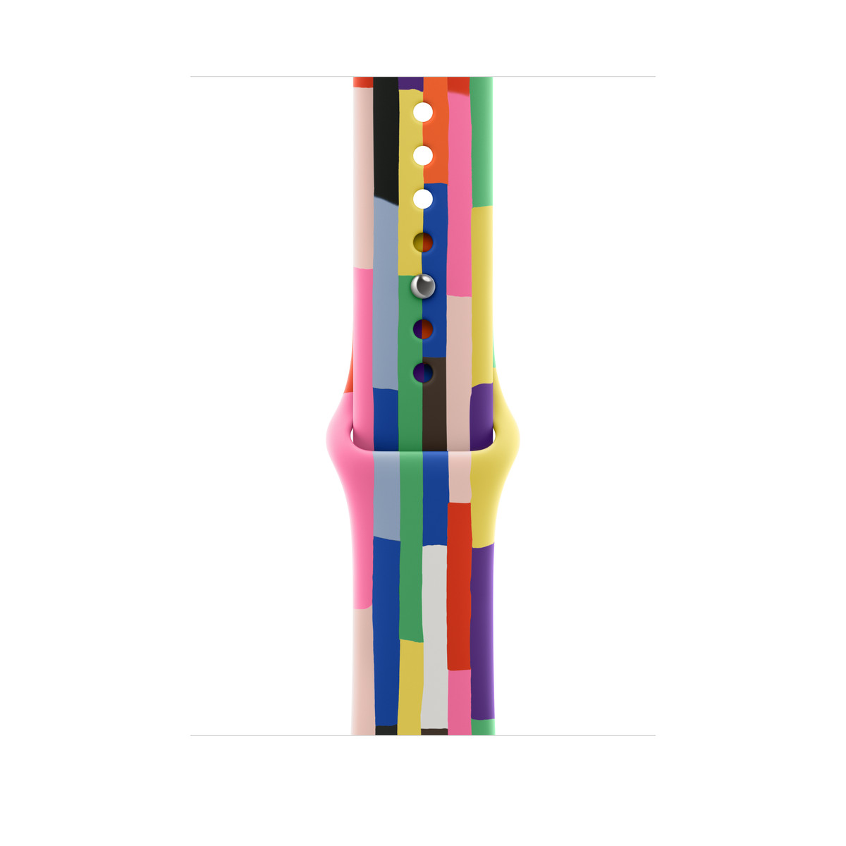 Apple - Apple Watch Pride Edition Sport Band - 46mm - M/L - Multicolor