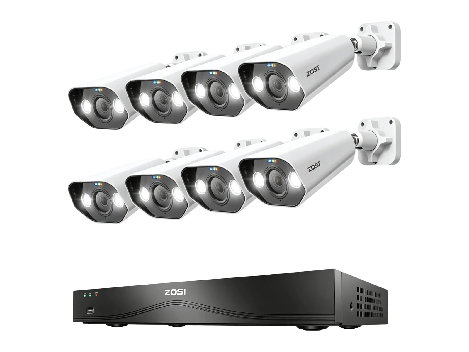 ZOSI - C182 4K PoE - 8-Camera Security Cameras