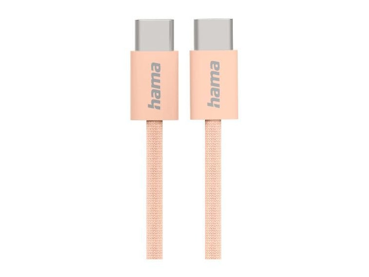 Hama - Fabric 1 m Orange USB Cables