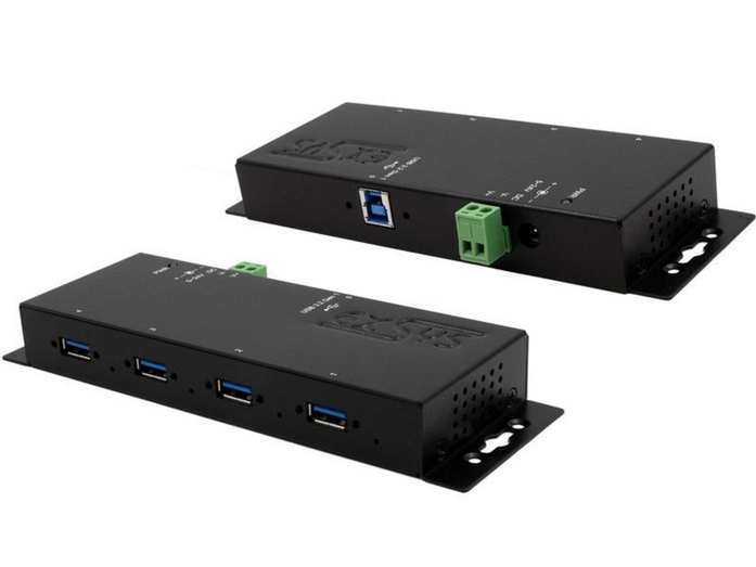 Exsys - EX-1184HMVS-2 USB Hubs - Black
