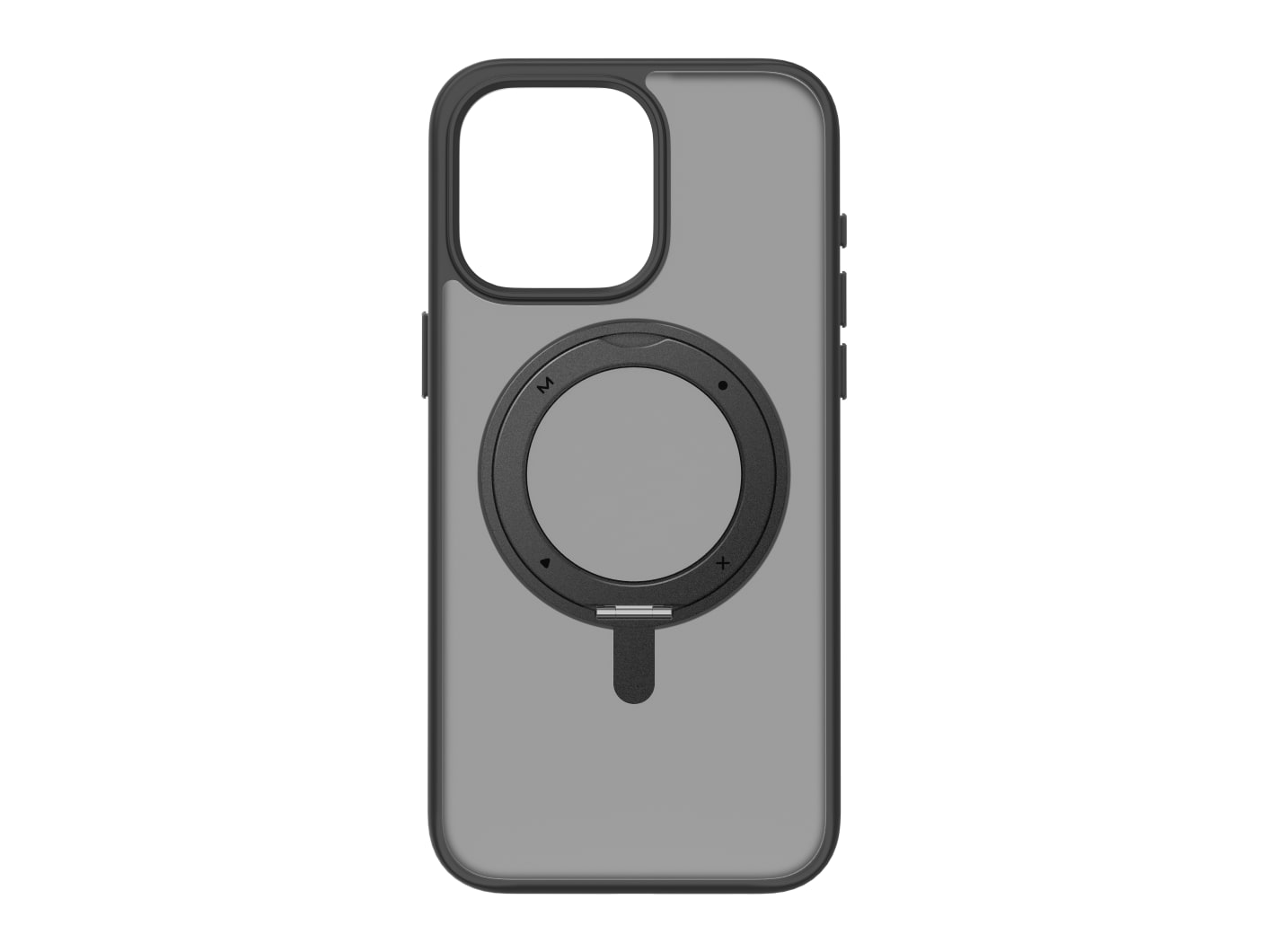 MOMAX - CaseFORM Roller Magnetic Protective Case - iPhone 15 Pro Max - Black