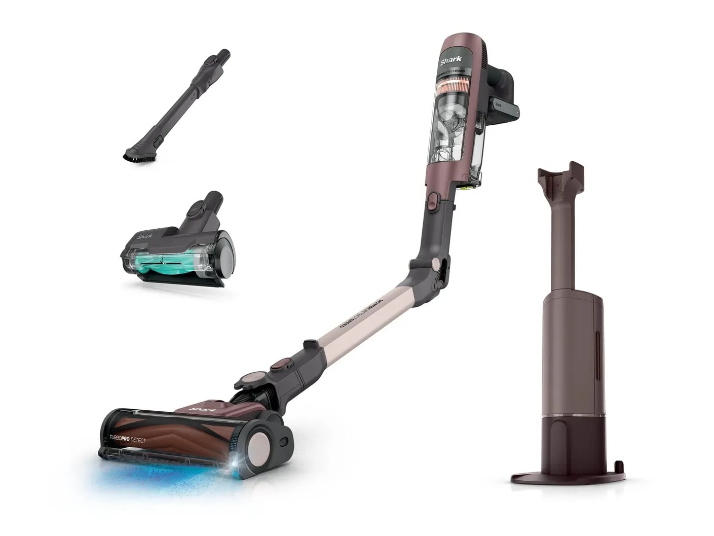 Shark - PowerDetect Speed Clean & Empty Luxe IA3246EUT Walnut Vacuum Cleaners