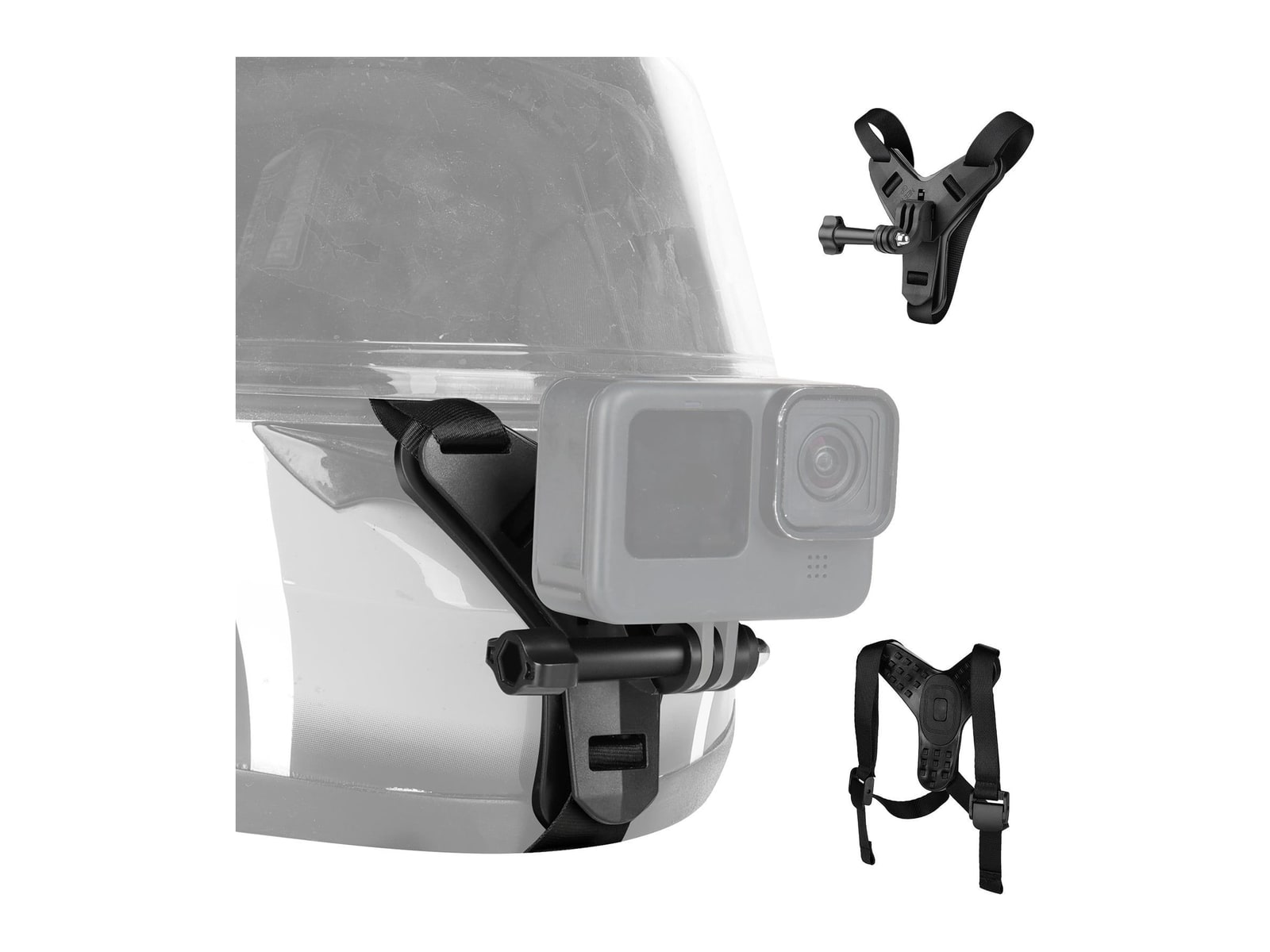 Neewer - GP-72 Helmet Chin Strap for Action Camera Camera Accessories
