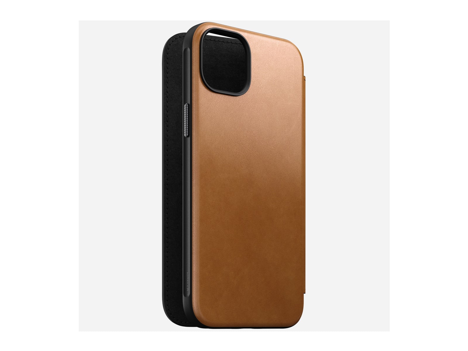 Nomad - Modern Leather Folio - iPhone 15 Plus - English Tan