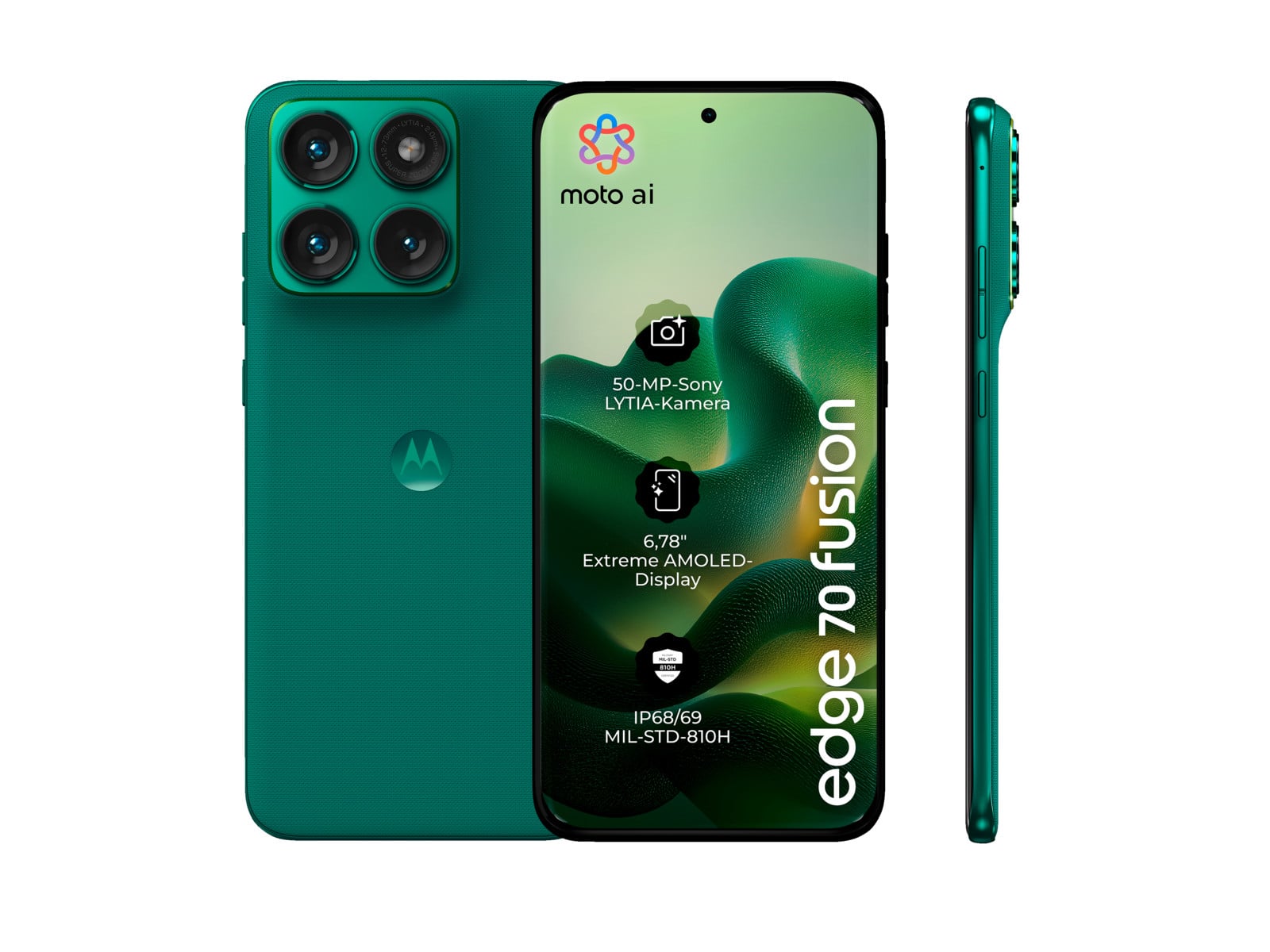 Motorola - Edge 70 Fusion 5G 256GB - Green