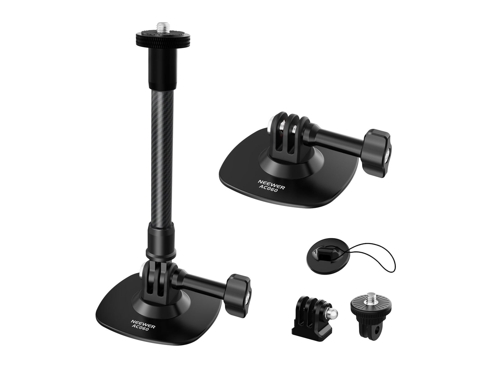 Neewer - AC060 Flexible Helmet Mount for Action Camera Camera Accessories