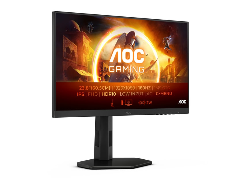 AOC - 23.8" 24G4XE Full HD 180Hz Gaming Monitors (EU)