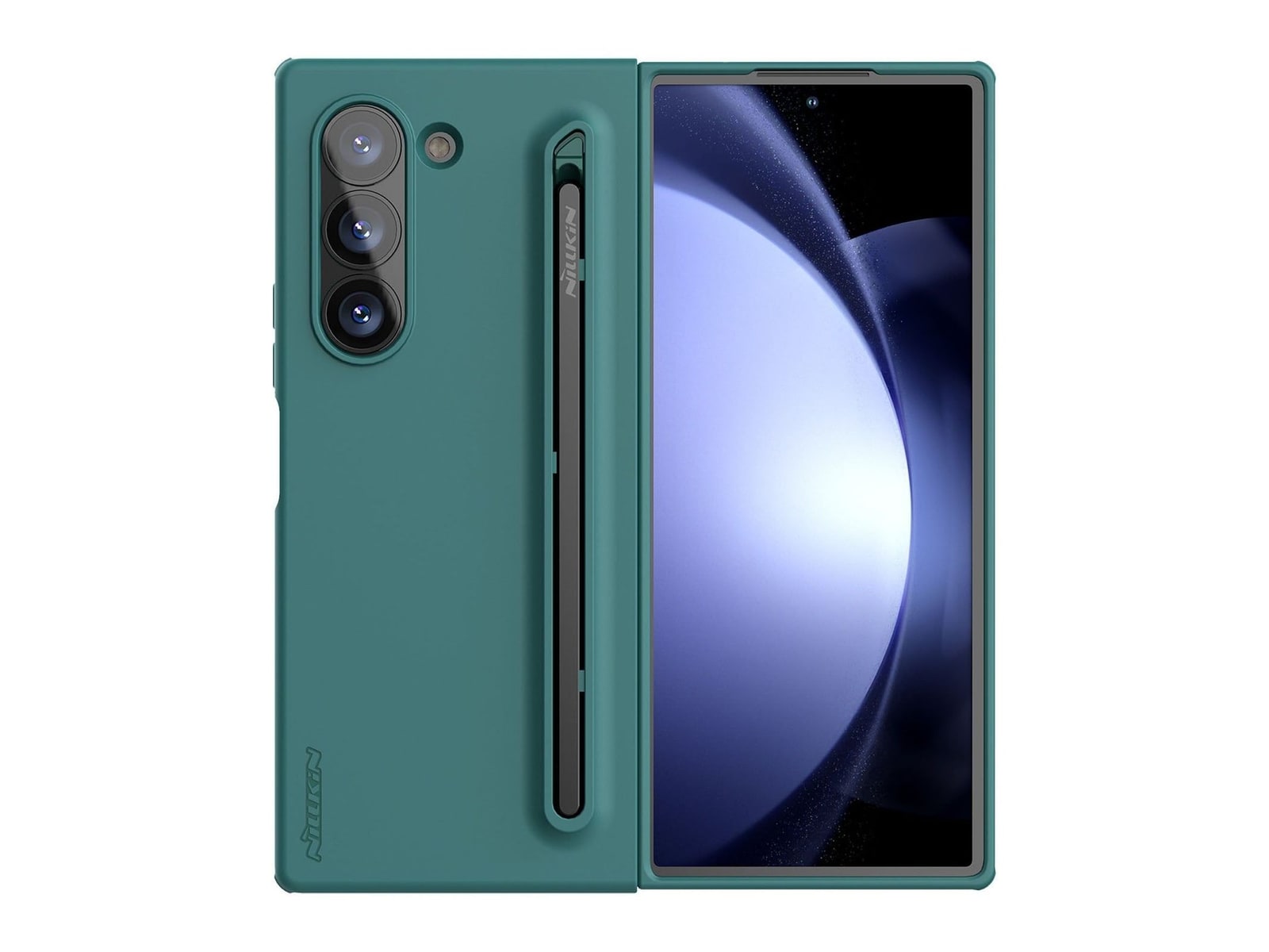 Nillkin - Flex Pure Fold Case (S Pen Version) - Galaxy Z Fold 6 - Foggy Green