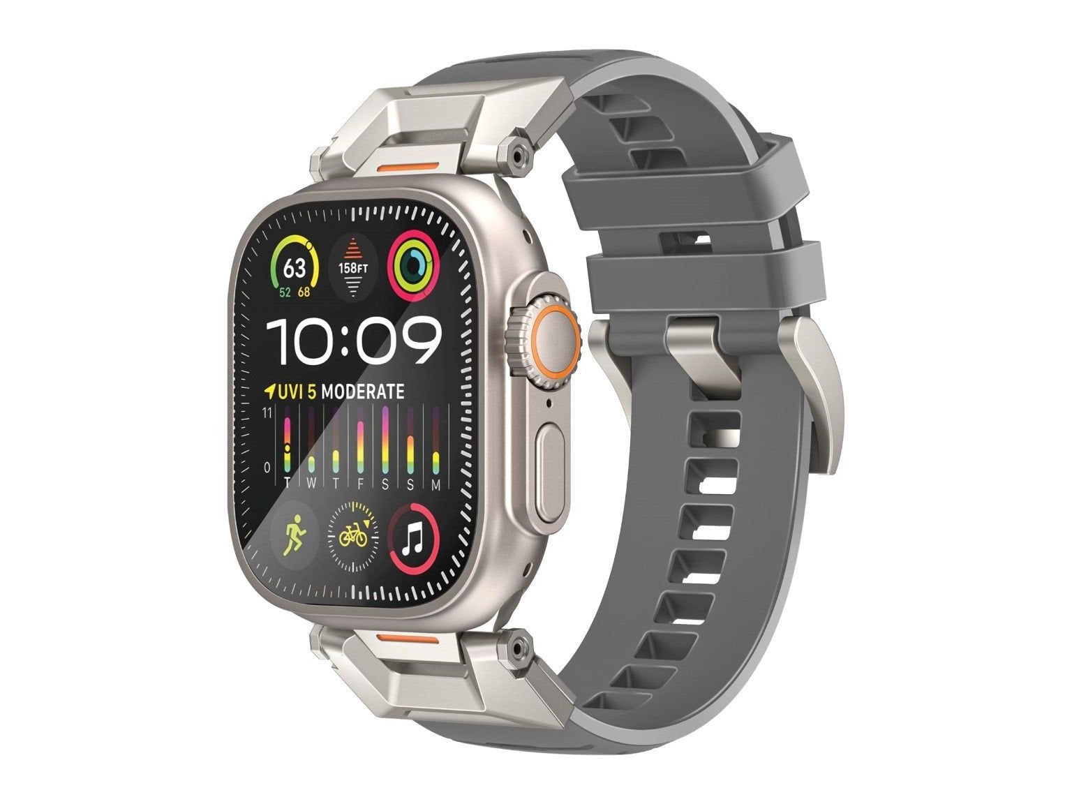 Promate - SilicaBand-Pro Watch Bands - Gray