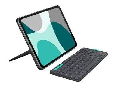 Logitech - Flip Folio for iPad Pro 11-inch and iPad Air 11-inch Bluetooth Keyboards