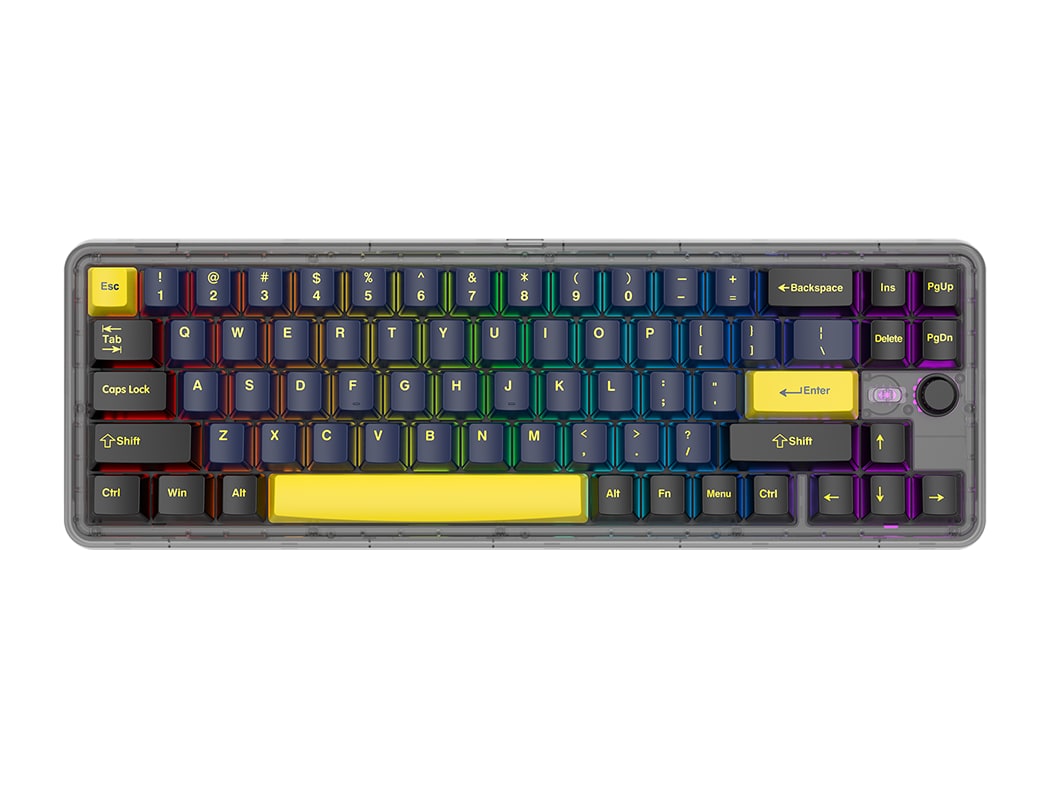 Fantech - MAXFIT70 Grand Cobalt Brown Switch Tactile Keys Wireless Keyboards